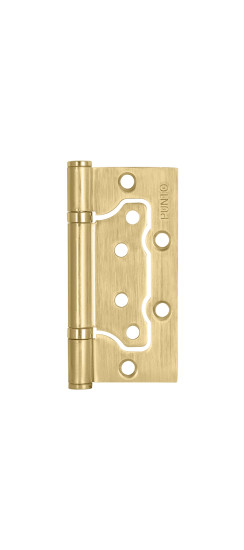 Петля универсальная без врезки IN4200W SB (200-2B 100x2,5) мат. золото | Сталь, 100х76,5х2,5 мм