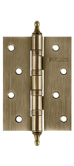 Петля универсальная IN4400UA-BL AB (4BB/A/BL 100x75x2,5) бронза БЛИСТЕР | Сталь, 100x75x2,5 мм