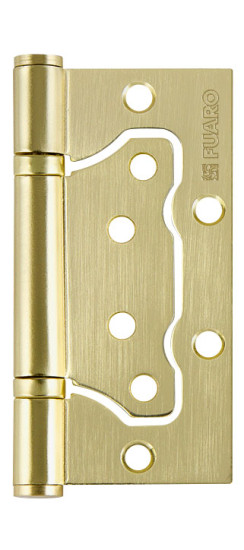 Петля универсальная без врезки IN4500W-BL SB (500-2BB/BL 100x2,5) мат. золото БЛИСТЕР | Сталь, 100x51x2,5 мм