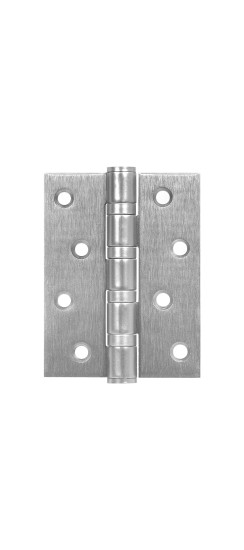 Петля универсальная IN4500UC-BL MWSC-33 102x76x3 INOX304 итальянский тисненый БЛИСТЕР | нержавеющая сталь 304 пробы, 102x76x3 мм