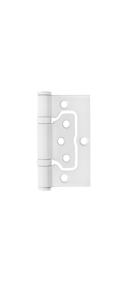 Петля универсальная без врезки IN3200W-HD WH (200-2B/HD 75x2,5) белый | Алюминий, 75х63,5х2,5 мм