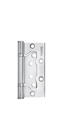 Петля универсальная без врезки IN4200W CP (200-2B 100x2,5) хром | Сталь, 100х76,5х2,5 мм