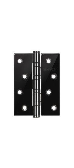 Петля универсальная IN4400U-BL BN (4BB/BL 100x75x2,5) черный глянец БЛИСТЕР | Сталь, 100x75x2,5 мм