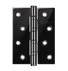 Петля универсальная IN4400U-BL BN (4BB/BL 100x75x2,5) черный глянец БЛИСТЕР