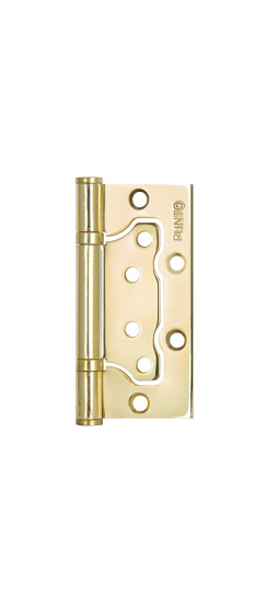 Петля универсальная без врезки IN4200W PB (200-2B 100x2,5) латунь | Сталь, 100х76,5х2,5 мм