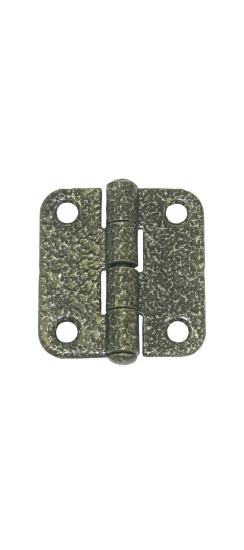 Петля накладная ПН5-40 пол.бронза | Сталь, 40x40x1,5 мм