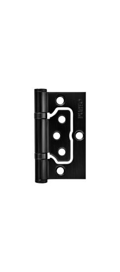 Петля универсальная без врезки IN3200W-HD BL (200-2B/HD 75x2,5) черный | Алюминий, 75х63,5х2,5 мм