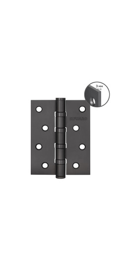 Петля универсальная HEAVY IN4400U GR (графит) 100х75х3 мм | Сталь, 100х75х3 мм
