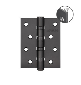 Петля универсальная HEAVY IN4400U GR (графит) 100х75х3 мм