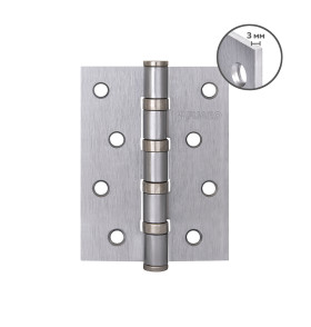 Петля универсальная HEAVY IN4400U SSC (сатинированный хром) 100х75х3 мм