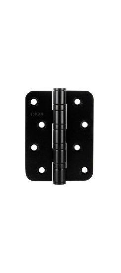 Петля из нержавейки универсальная IN4400U-R10 INOX black (4BB-R10 102х76х3) NoLogo | Нержавеющая сталь, 102х77х3 мм