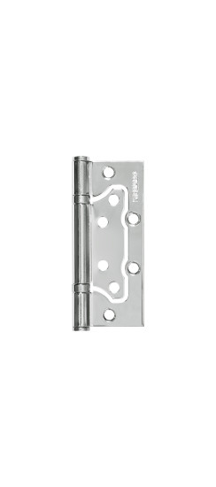 Петля универсальная без врезки IN4300W CP (300-2BB 100x2) (хром) | Сталь, 100x47x2 мм