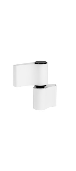 Петля дверная IN-U2B1-120-2 RAL 9016 белый | Алюминий, 103,5?96?20