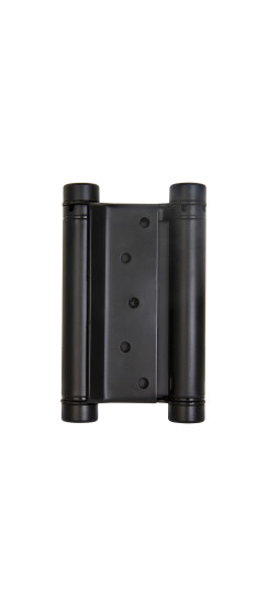 Петля пружинная Aldeghi ALH.125.5 BL черный | Нержавеющая сталь, 125х86х1.5 мм