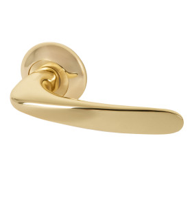 Ручка раздельная R.LD54.Pava (Pava LD42) GP/SG-5 золото/матовое золото TECH (кв. 8х140)