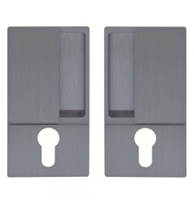 B30003.00.32 Ручка WAVE под цилиндр (мат хром), для распашных дверей