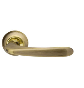 Ручка раздельная R.LD54.Pava (Pava LD42) AB/GP-7 бронза/золото TECH (кв. 8х140)