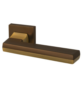 Ручка раздельная K.USQ52.GROOVE (GROOVE USQ5) BB/SBB-17 кор.бронза/мат.кор.бронза