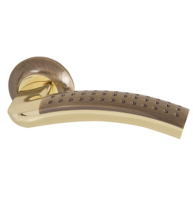 Ручка раздельная R.LD54.Libra26 (Libra LD26) AB/GP-7 бронза/золото