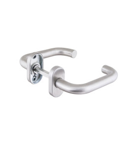 Ручка раздельная R.DSS304-0203P/19 (квадрат 8х110 мм) INOX 304 (овальное основание)