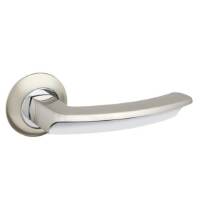 Ручка раздельная R.AR54.ALFA (ALFA AR) 140mm SN/CP-3 матовый никель/хром