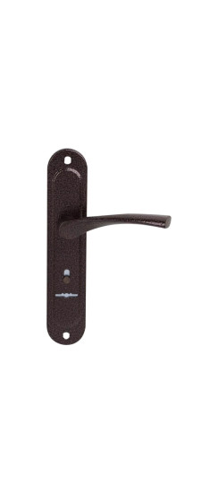 Ручка дверная на планке РФ2-77.01 (для замков 10.11,30.11), медь | Алюминий, -