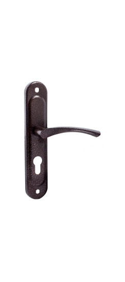 Ручка дверная на планке РФ1-55.17 (медь) | Алюминий, -