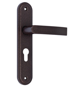 Ручка дверная для ЗВ4 НР0901 (плоская) медный антик