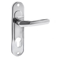 Ручка дверная на планке РФ1-70.02 хром