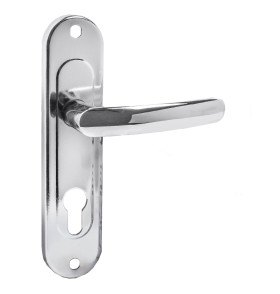 Ручка дверная на планке РФ1-70.02 хром