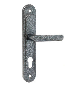 Ручка дверная на планке РФ1-68.02 серебро