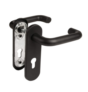 Ручка дверная FP.DH172.0433 NE (B2B)  (9x140) с пружиной BL-24 черный