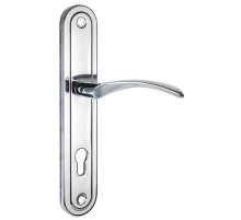 Ручка на планке HANDLE90.CRONA.04-85 (P90 8504 CRONA) CP хром