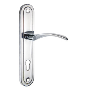 Ручка на планке HANDLE90.CRONA.04-85 (P90 8504 CRONA) CP хром