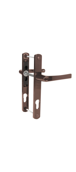 Ручка на планке HANDLE.85.25.67-75 RAL 8017 коричневый | ZAMAK