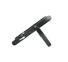 Ручка дверная на планке РФ1-85А/25 (85 мм) черный