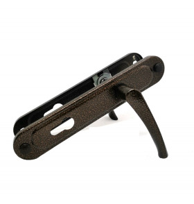 Ручка дверная на планке РФ1-85/07А (медь антик)