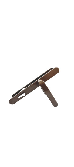 Ручка дверная на планке РФ1-85.25 (85 мм) коричневый | Алюминий, -