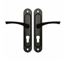 Ручка дверная на планке РФ1-55.17 (черный)