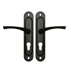 Ручка дверная на планке РФ1-55.17 (черный)