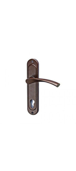 Ручки фалевые 4.325.КАПЛЯ.МА,  под цил. механизм, медный антик, 85 мм (для 1.03.25, 1.01.27) | Алюминий, -