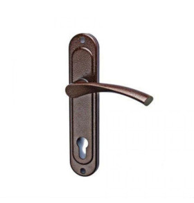 Ручки фалевые 4.325.КАПЛЯ.МА,  под цил. механизм, медный антик, 85 мм (для 1.03.25, 1.01.27)