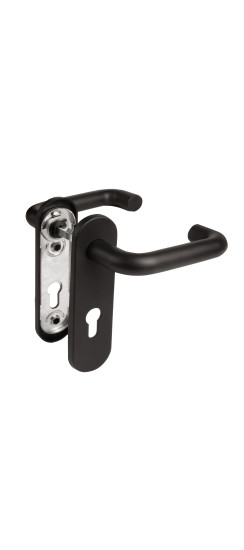 Ручка дверная FP.DH172.0433 NE (B2B)  (8x120) с пружиной BL-24 черный