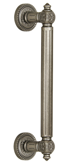 Ручка-скоба PULL.CL250.Matador ( Matador PULL CL) AS-9 античное серебро | Гальваника, 305 мм