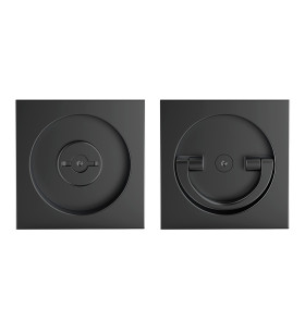 Ручка поворотная для раздвижных дверей SH.QUADRO55.BK8 BL-26 черный