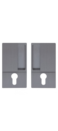 B30003.01.32 Ручка WAVE под цилиндр (мат хром), для раздвижных дверей | ZAMAK