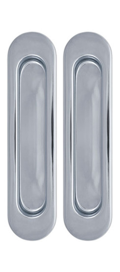 Ручка для раздвижных дверей SH.LD152.010 (SH010) СP-8 хром | ZAMAK, врезная