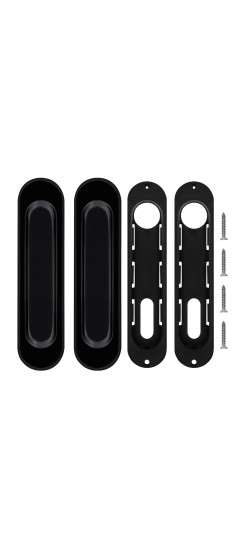 Ручка для раздвижных дверей SH.SL152.010 (Soft LINE SL-010) BL черный | Сталь