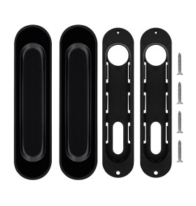 Ручка для раздвижных дверей SH.SL152.010 (Soft LINE SL-010) BL черный