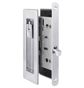 Защелка с ручками для раздвижных дверей SH.URB153.KIT011-BK (SH011 URB) СP-8 хром